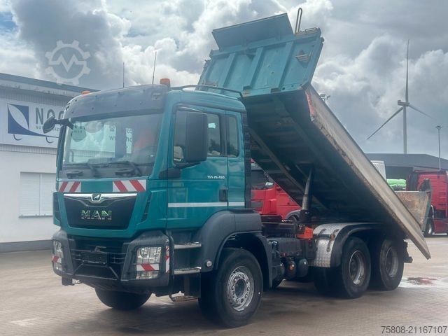 Třístranný sklápěč MAN TGS 26.460 6x4BB Meiller Bordmatik AHK
