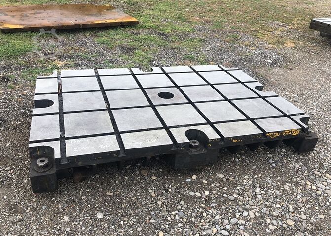 Płyty podłogowe ze stali Taques acier rainurée - Steel Plates 2210 x 1500 x 260 mm