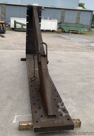 Pereche de plăci unghiulare din fontă Equerres de bridage en fonte 4000 x 2000 x 575 mm