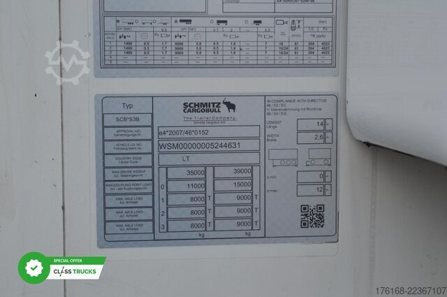 Frigorifik yarı römork SCHMITZ CARGOBULL SKO FP 60 ThermoKing SLXi 300