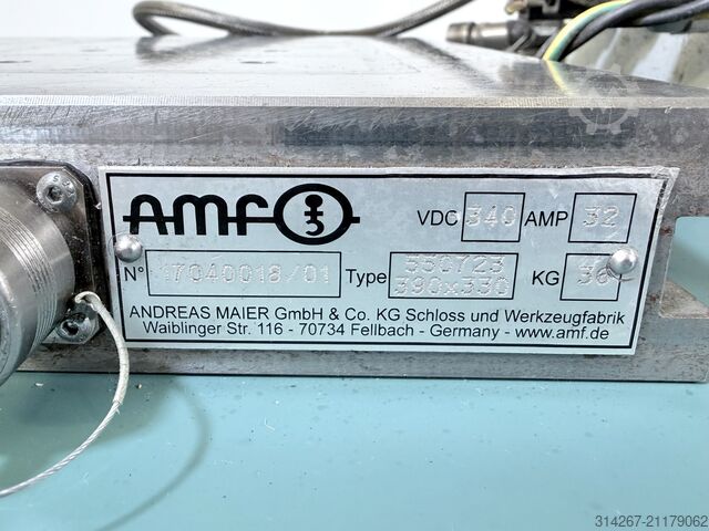 Magneetplaat AMF Magnetspannplatte Eco-Line für Fräsen