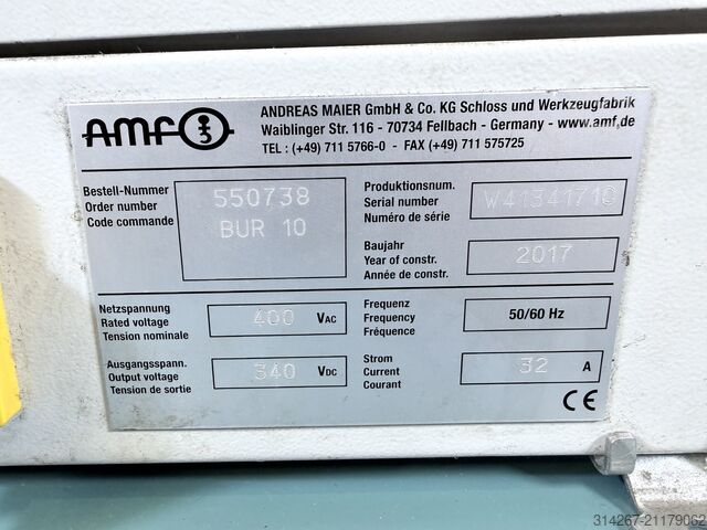 Magneetplaat AMF Magnetspannplatte Eco-Line für Fräsen