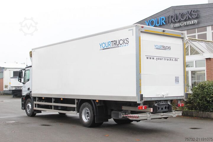 Samochód ciężarowy typu furgon Mercedes-Benz Antos 1827 E6 Koffer 8,5m LBW S.Tür 199.000 km
