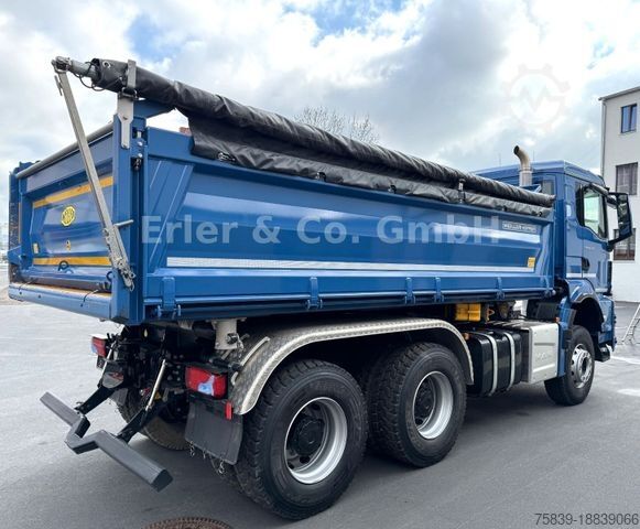 Třístranný sklápěč MAN 26.520 TGS, 6x4, MEILLER, Bordmatik, Pritarder