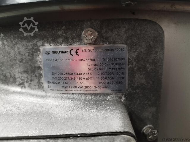 Odkurzacz na resztki folii do maszyn pak Multivac F-CEVF 3718-3