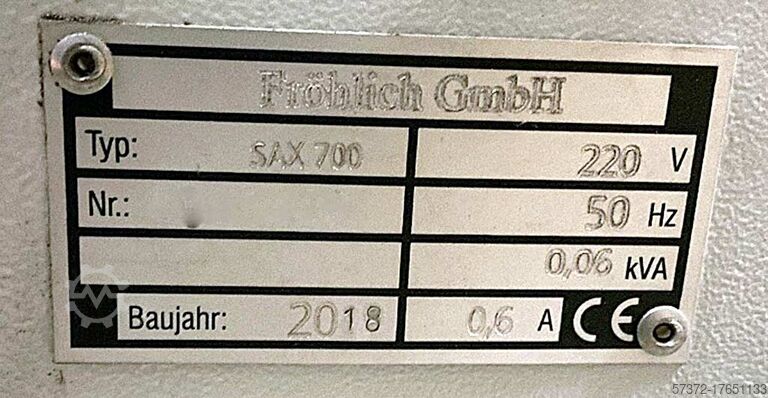 Zgrzewarka do szwów narożnych Fröhlich/Migatronic SAX700/Automig 273i