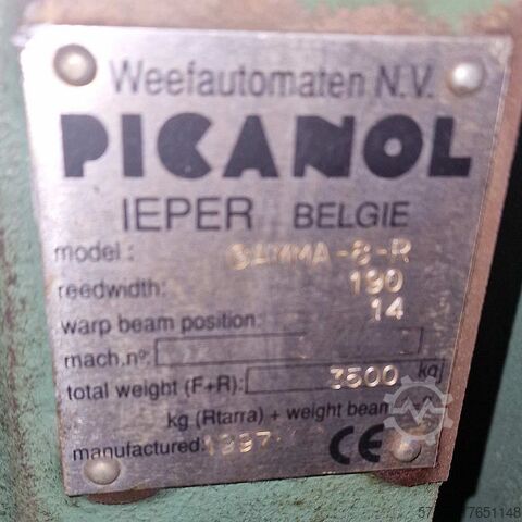 Weefmachine Picanol GTM-A 2RA Gamma 8R
