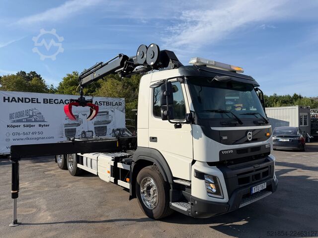 Innenlader Volvo FMX 450 6x2*4, Hooklift + 26t/m Crane, YM: 2018