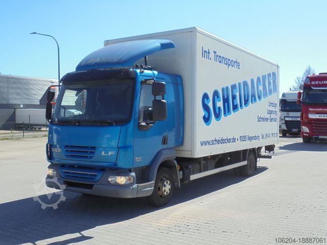 Dubă cu caroserie tip cutie DAF LF45.140 Möbelkoffer Bett 1000kg LBW