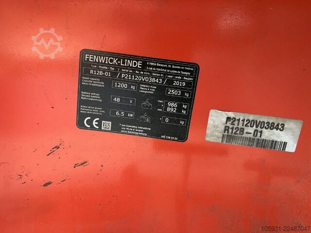 Tolóoszlopos targoncá Linde R12B-01