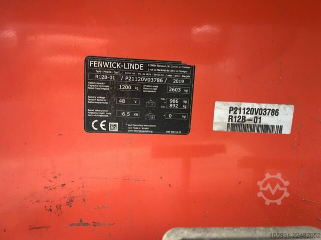 Tolóoszlopos targoncá Linde R12B-01