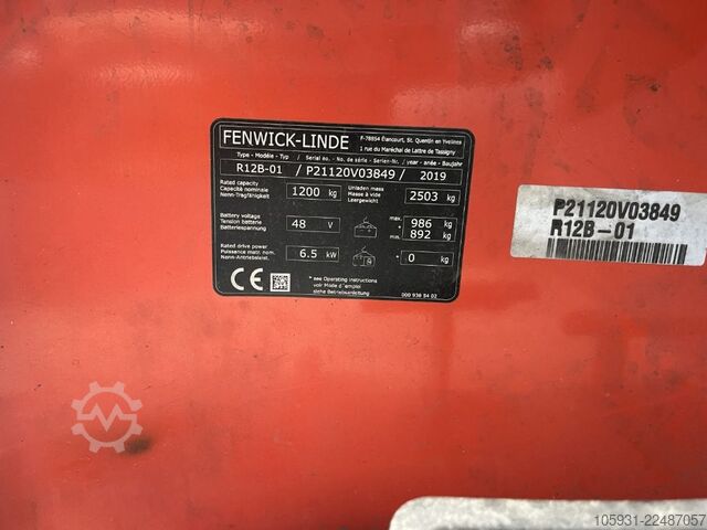 Tolóoszlopos targoncá Linde R12B-01