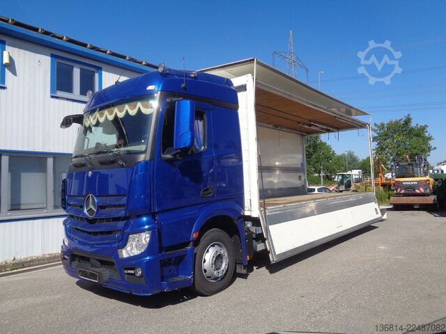 Drikkevarelastbil MERCEDES-BENZ Actros 2542 L 7,3 M Schwenkwand LBW Heizung