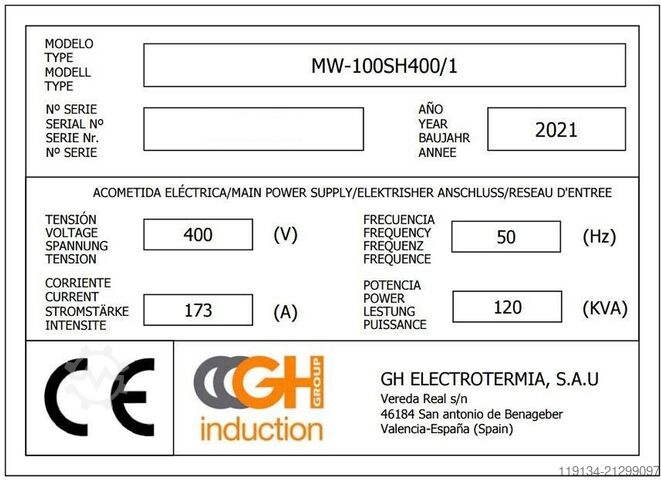 EMMEDI HEGESZTÉS AF 100KW EMMEDI | GH INDUCTION HF WELDER 100KW