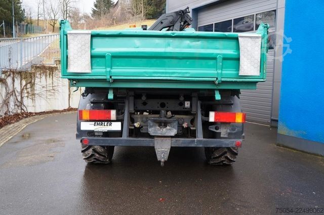 Driezijdige kipper MAN Dreiseitenkipper MAN 7731 mit Kran