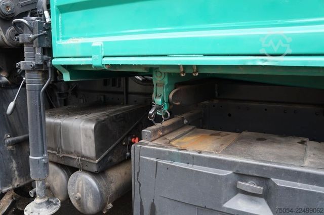 Driezijdige kipper MAN Dreiseitenkipper MAN 7731 mit Kran