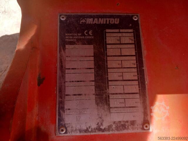 Platformă de lucru telescopică articulată Manitou 180ATJ