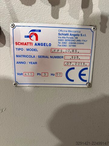 Glas-slijpmachine Schiatti Angelo FPS 20 RS