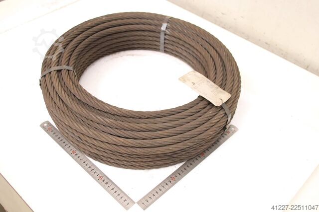 Kranwire Ø 16 mm, 48,5 m Stahl Drallarm