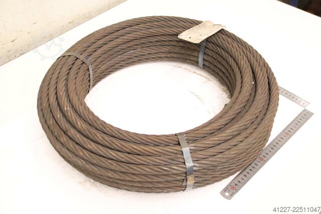 Kranwire Ø 16 mm, 48,5 m Stahl Drallarm