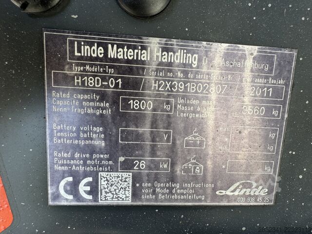 Gaffeltruck Linde H18D