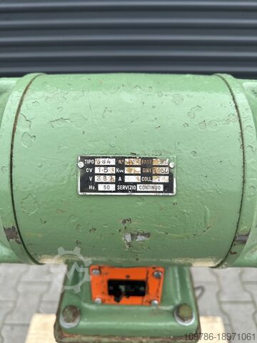 Dubbele schuurmachine, gepompt