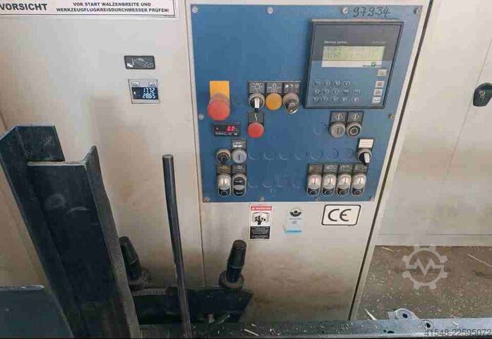 Planya ve rende otomatiği, besleme cihazı ile birlikte Weinig Powermat 400