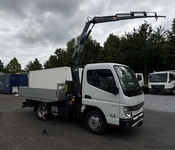 Truck-mounted crane van Fuso 3S15 Alu Pritsche 2.80m Ladekran Funk! sofort verfügbar!