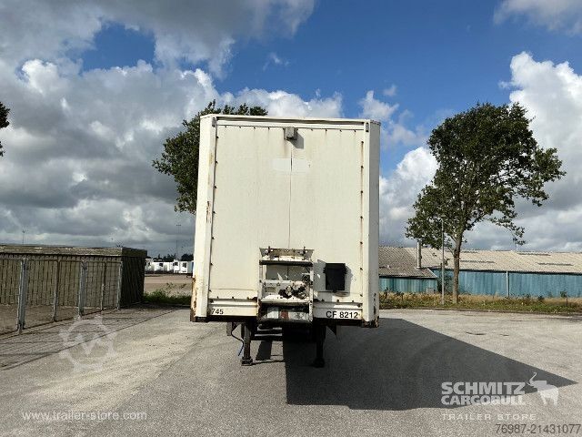 Semirremolque caja Krone Trockenfrachtkoffer Standard Ladebordwand