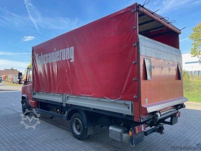 Furgone centinato Mercedes-Benz 814 D Vario mit LBW 4x2
