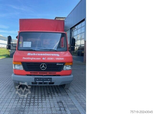Furgone centinato Mercedes-Benz 814 D Vario mit LBW 4x2