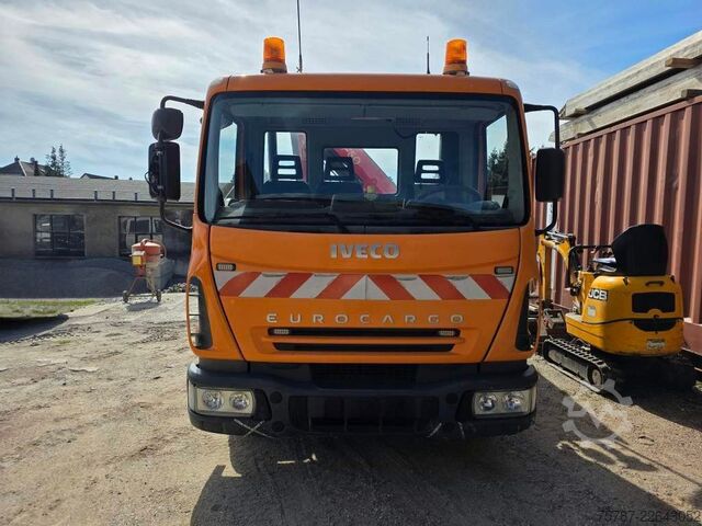 Otro IVECO 75E15 3-S-Kippoer Meilöer mit Fassi F50 Kran