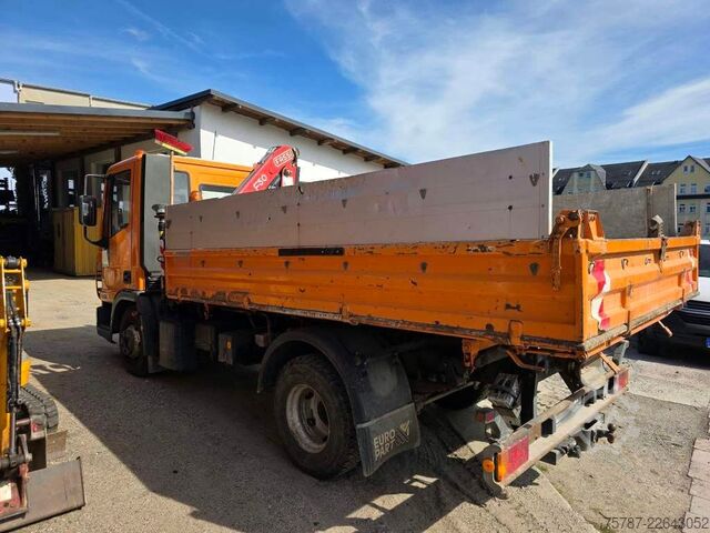 Otro IVECO 75E15 3-S-Kippoer Meilöer mit Fassi F50 Kran