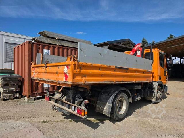 Otro IVECO 75E15 3-S-Kippoer Meilöer mit Fassi F50 Kran