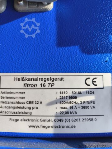 Ελεγκτής θερμού δρομέα fiege 8-fach Heißkanalregler