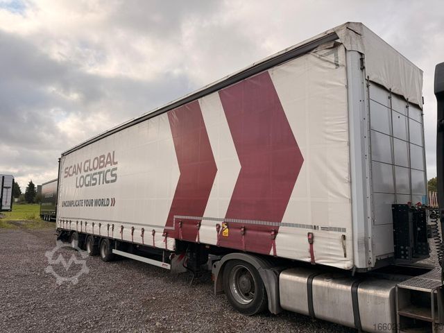 Dieplader oplegger Wiese Gabelstaplertransporter Rampe Mega Lowline