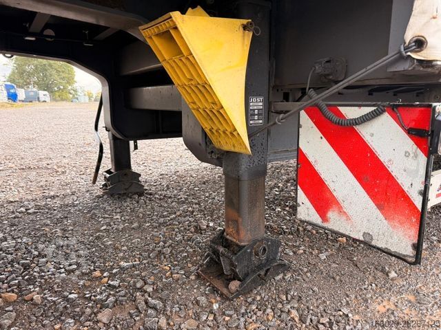 Dieplader oplegger Wiese Gabelstaplertransporter Rampe Mega Lowline