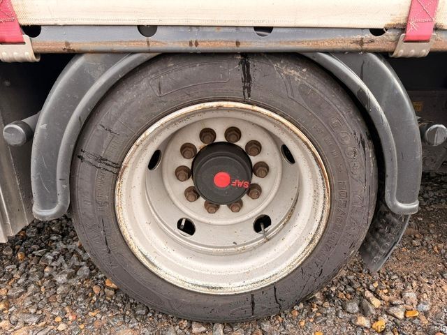 Dieplader oplegger Wiese Gabelstaplertransporter Rampe Mega Lowline