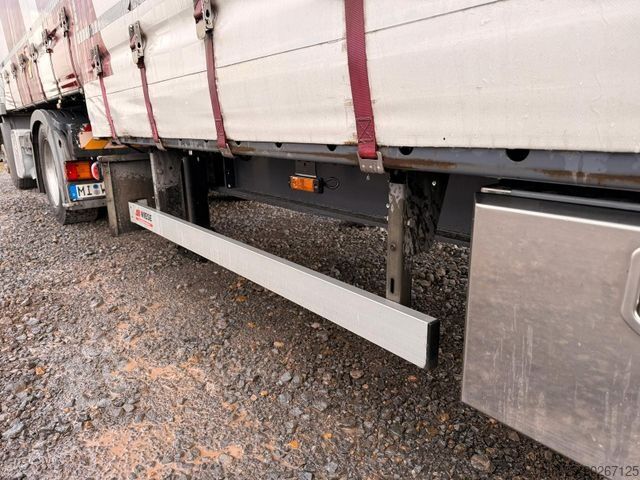 Dieplader oplegger Wiese Gabelstaplertransporter Rampe Mega Lowline