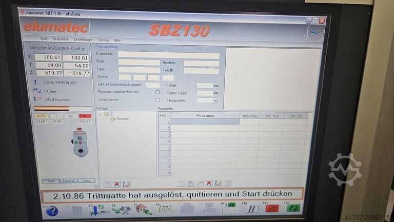 Centrul de prelucrare Elumatec SBZ 130 Elumatec SBZ 130