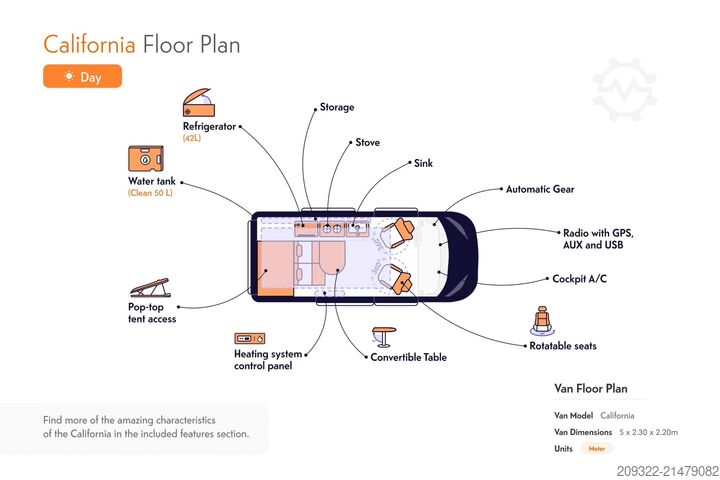 Kamper kombi Volkswagen California Ocean | 2022 | EURO 6 | Professional Seller
