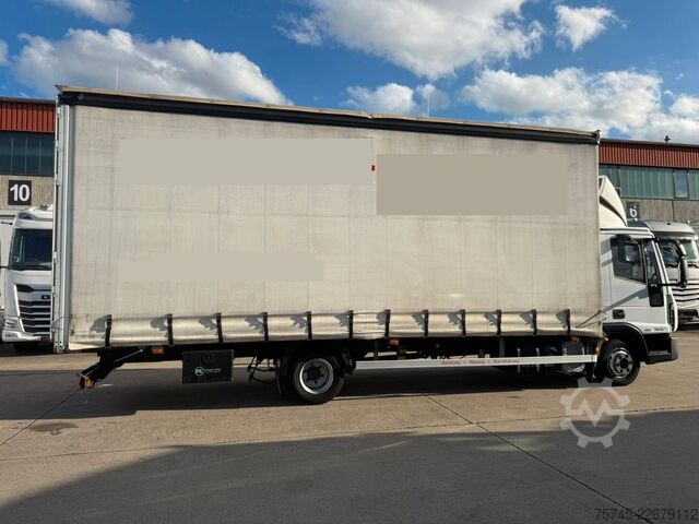 Ponyvával szerelt furgon IVECO EURO CARGO 75E18 *  * EDSCHA * 2,85 M HOCH