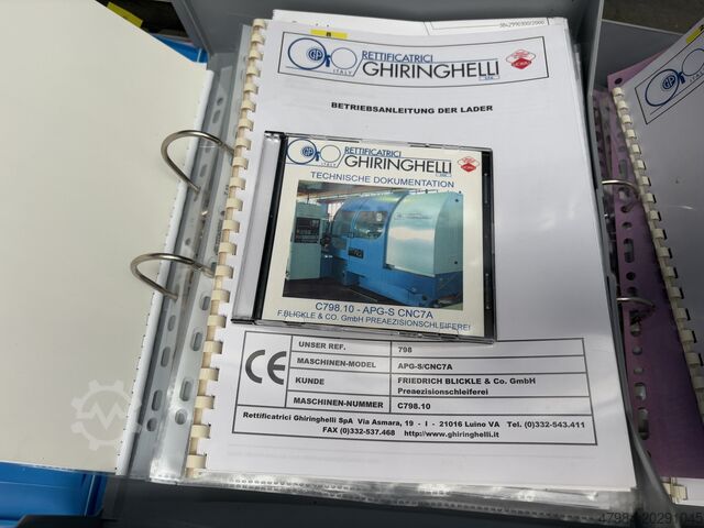 Centreerloze rondslijpmachine Ghiringhelli APG-S