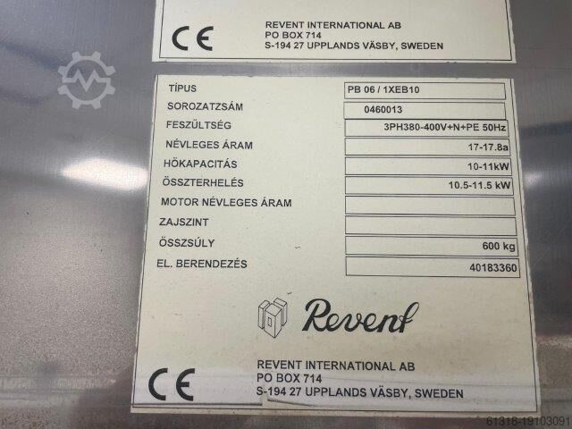 Dozator cu 4 uși pentru 8 rafturi Revent PB06/1Xeb10