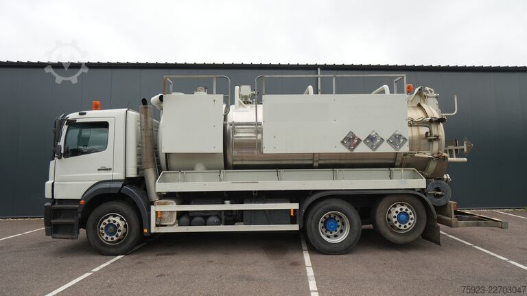 Emme aracı Mercedes-Benz AXOR 2728 6x2 vacuum suck and pressure tank 206...