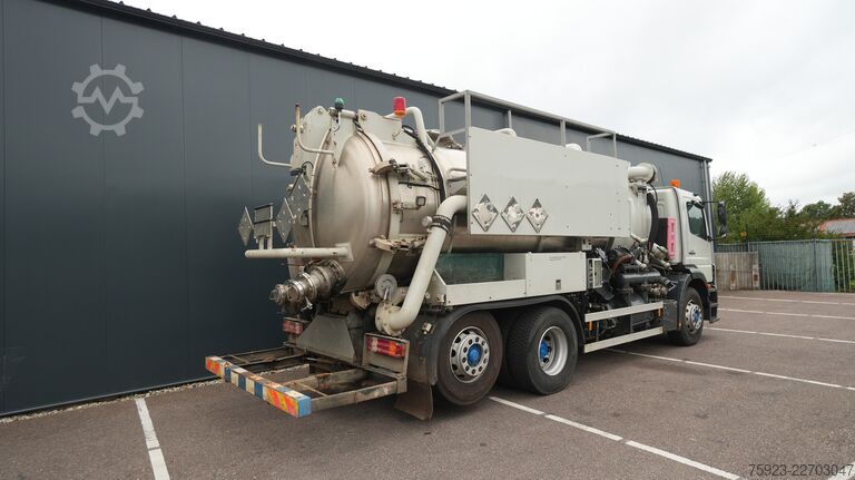 Emme aracı Mercedes-Benz AXOR 2728 6x2 vacuum suck and pressure tank 206...