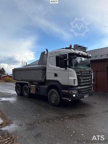 Benne Scania R500 6x4 Tipper Truck.