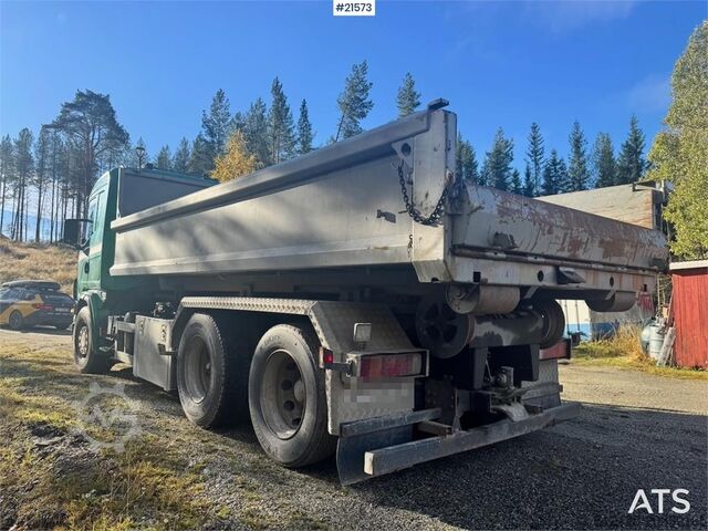 System för krokarm Scania 124G 6x2 Hook truck.