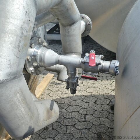 12800 liter tank gemaakt van V4A Wegusta Apparatebau 7351