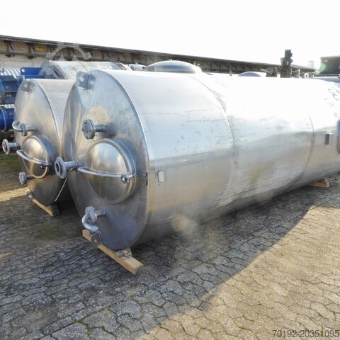 10.190 liter opslagtank van V2A roestvrij staal 6916